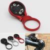 Adjustable Bicycle Stem Computer Mount for Garmin Edge 200 500 510 520 800 810 820 1000 GPS Computers, CNC Aluminum Alloy, Adjustable Angle, 28.6mm Stem Compatible(Red) view 2