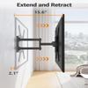 ELIVED Full Motion TV Wall Mount for Most 26-60 Inch TVs, Articulating Arms Swivel and Tilt tv Mount, Wall Mount Brackets Max VESA 400x400, Single Stud Perfect Center Design, Holds Up to 77 lbs. view 2