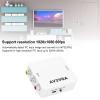 goodstumbler AV to VGA Converter, Portable 1920x1080 HD Composite AV to VGA Video Converter with USB Power Cable for TV DVD Projector Set Top Box view 2