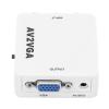 goodstumbler AV to VGA Converter, Portable 1920x1080 HD Composite AV to VGA Video Converter with USB Power Cable for TV DVD Projector Set Top Box view 4