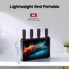 Wireless Video Transmitter and Receiver for Camera Monitor, Portable7 Inch Monitor Mini Hdmi Screen 2.4G/5G, 4K HDMI Input / 1080P Output, Streaming Video from Tiny TV Box/PC, Small Monitor 1312 ft view 2