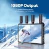 Wireless Video Transmitter and Receiver for Camera Monitor, Portable7 Inch Monitor Mini Hdmi Screen 2.4G/5G, 4K HDMI Input / 1080P Output, Streaming Video from Tiny TV Box/PC, Small Monitor 1312 ft view 4