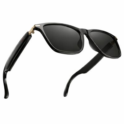 Tulbeys Smart Glasses for Men Women - Bluetooth Audio Sunglasses with Polarized Lenses - Wireless Headphones, Hands-Free Calling, UV Protection, Open Ear, IP67 Waterproof for Driving Fishing Walking