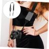 ARTIBETTER Camera Shoulder Strap Comfortable Pu Leather Neck Sling for and Mirrorless Cameras Card Bag for Outdoor Photography Black view 4