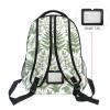AMmao Backpack for Boys Girls Green Fern Leaves Pattern Shoulder Bag Elementary Middle High School Bookbag Laptop Bags Casual Daypack Rucksack for Men Women Teens Outdoor Travel M view 4