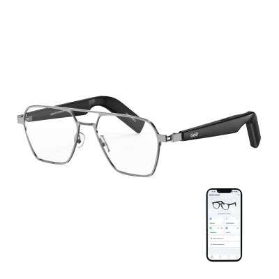 AI Glasses for Men and Women, Smart Glasses Powered by ChatGPT, AI Real-time Translation with 147 languages, Wireless Bluetooth Glasses Open Ear Calling with Speakers, AI Audio Eyewear for Meeting
