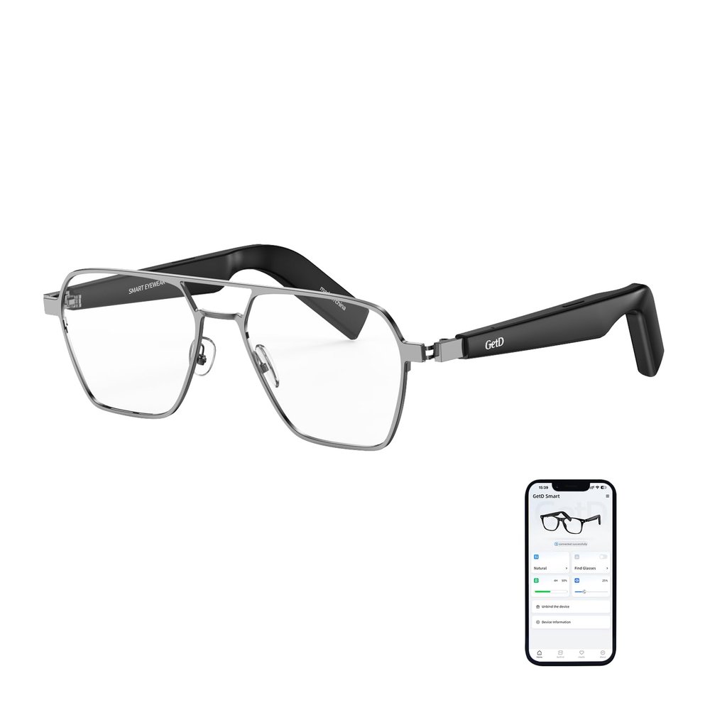 AI Glasses for Men and Women, Smart Glasses Powered by ChatGPT, AI Real-time Translation with 147 languages, Wireless Bluetooth Glasses Open Ear Calling with Speakers, AI Audio Eyewear for Meeting