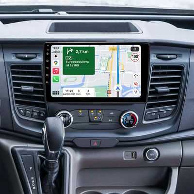 10" Android 14 Car Stereo for Ford Transit Custom 2020 2021 2022 2023 2024 with Wireless Carplay Android Auto,Touchscreen Car Radio with WiFi,GPS Navigation,Bluetooth,FM/RDS Radio,SWC,Mic Rear Camera