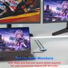 HDMI Splitter Extended Display, USB C to Dual HDMI Adapter 4K@30Hz, Dual Monitor Adapter for Extended Display with 2 HD MI/USB3.0/100W PD Fast Charging, Compatible with HP/Dell/MacBook/Lenovo view 3