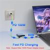 HDMI Splitter Extended Display, USB C to Dual HDMI Adapter 4K@30Hz, Dual Monitor Adapter for Extended Display with 2 HD MI/USB3.0/100W PD Fast Charging, Compatible with HP/Dell/MacBook/Lenovo view 4