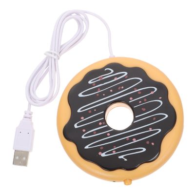 Cabilock Mug Coaster Desk Cup Mat USB Heating Coaster Hot Beverage Warmer Auto-Off Mug Warmer Cozy Feel