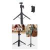 Lightweight Travel Tripod Extendable Stick for Vloggers and Photographers Aluminum Build with Phone Holder view 2