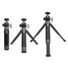 Mtlavishness Camera Tripod 1/4in Screw Cold Shoe Port 360 Degree Rotation Extendable Sturdy Stable Aviation Grade Aluminum Alloy with 8kg Load Capacity for Desktop and Handheld view 2