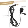 BAZEITFLOW 2pcs Clip Lapel Microphone for Lectures Recording and Vlogging Lavalier Mic Connector Portable and Design for Teachers and Content view 2