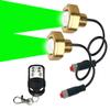 Kingshowstar 2Pcs Green Standard 1/2" NPT Boat Drain Plug Light with APP RF Remote ControlUnderwater LED Boat Light,40W 4100LM IP68 Waterproof Smart Cooling System for Yachts, Kayaks view 1