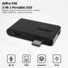 P30 3 in 1 Portable SSD, Supports ProRes/Microphone, with PD interface, Up to 1000MB/S, Compatible With iPhone 15/16 (pro max and above) And Android Phone, Designed Exclusively For The Profession view 2