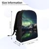 GTKSYNVE Northern Aurora Night Travel Backpack for Women Men Large Laptop Bag 16.1Inch College Bag Casual Daypack view 4