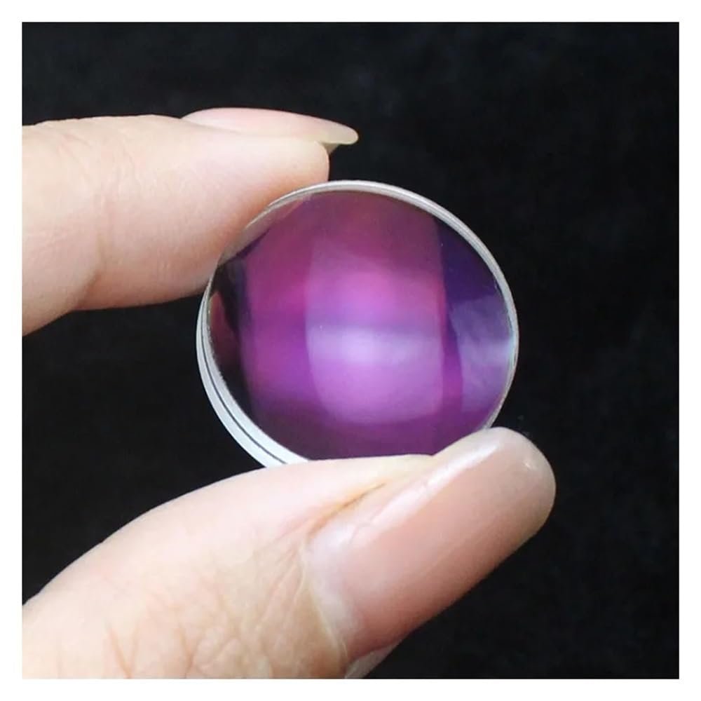 20mm Series Glued Lens 23F213 24F41 25F50 25.5F262 26F100 Telescope Collimator Doublet Cemented Lens Accessory(20F89 Red Film)