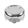 GZYF CNxinn10 1 Pc Iron 5 Hole Point Horn Cover Chrome for Big Twin and for Sportster XL Models 1991-up view 2