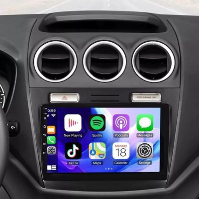 10inch 2+32GB IPS Full Touch Screen Car Radio Audio Video Stereo Player Double Din for Carplay Android Auto WiFi BT MirrorLink Split Screen GPS for Ford Transit Connect 2010-2014 Android 14