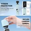 BRDRC Pocket 3 Silicone Cover & Cover Case, Protective Case Lens Protector Scratch-Resistant Sleeve Skin Compatible with DJI OSMO Pocket 3 Creator Combo Accessories(Red) view 2
