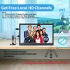 Feihe 15.6 inch Small Kitchen TV with ATSC Tuner/HDMI/USB/AV, Built-in TV Steel Stand and Remote Control for Bedroom,RV,Camping,Outdoor or Office view 2