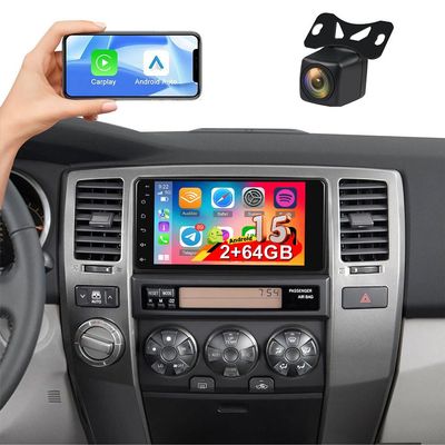 4+64G Android 13 Car Stereo Radio for Toyota 4Runner 2003-2009, Celica 20002006 Wireless Carplay Android Auto, 7" Double Din Car Radio Touch Screen Car Stereo Receivers GPS Navi WiFi Bluetooth