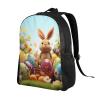 GTKSYNVE Easter Colorful Eggs Travel Backpack for Women Men Large Laptop Bag 16.1Inch College Bag Casual Daypack view 2