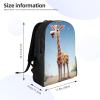 GTKSYNVE Cartoons Giraffe Travel Backpack for Women Men Large Laptop Bag 16.1Inch College Bag Casual Daypack view 4