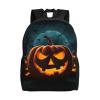 GTKSYNVE Happy Halloween Pumpkin Travel Backpack for Women Men Large Laptop Bag 16.1Inch College Bag Casual Daypack view 1