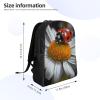 GTKSYNVE Ladybug Daisy Travel Backpack for Women Men Large Laptop Bag 16.1Inch College Bag Casual Daypack view 4