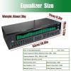 Home Audio Equalizer, Professional 31-Band Digital Equalizer,Noise Reduction Audio Spectrum Analyzer,Stereo graphic equalizer Real-time frequency level display view 4