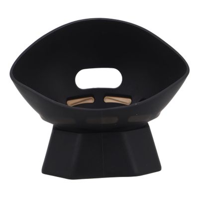 Mikinona Silicone Desktop Speaker Stand Holder Firm Support User-Friendly Design for Office Use Black for Speakers and Monitors
