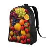 GTKSYNVE Fresh Fruits Travel Backpack for Women Men Large Laptop Bag 16.1Inch College Bag Casual Daypack view 2