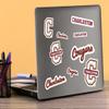 College of Charleston Spirit Logo Vinyl Large Deluxe Stickers Variety Pack - Laptop, Water Bottle, Scrapbooking, Tablet, Skateboard, Indoor/Outdoor view 3
