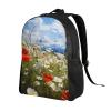 GTKSYNVE Meadow and Daisy Flowers Travel Backpack for Women Men Large Laptop Bag 16.1Inch College Bag Casual Daypack view 2