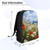 GTKSYNVE Meadow and Daisy Flowers Travel Backpack for Women Men Large Laptop Bag 16.1Inch College Bag Casual Daypack view 4