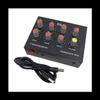 ZHWMGMD Automobile Accessories 7-Segment Equalizer Tone Treble Bass Adjustment Mobile Computer Game Audio Headset Ear Amplifier Sound Signal Amplifier High Performance view 2