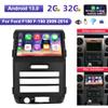 Car Stereo for Ford F150 2009-2014 (Auto AC Only) with Wireless Carplay Android Auto, 9" Touchscreen Android 13 Double Din Car Radio Receiver w/GPS WiFi Bluetooth SWC BT FM RDS Backup Camera, 2G+32G view 2
