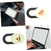 Angoily 3pcs Webcam Privacy Cover Set for Laptops Colorful Fruit Design Slide Mechanism Easy Installation Protects Your Privacy view 2