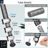 KT254CF-INNOREL Carbon Fiber Professional Fast Flip Buckle Tripod 25.6mm Tube Compact Lightweight Stand with D36 Low Profile Double U Notch Ball Head for Digital DSLR Video Camcorder Max Load 15kg view 3