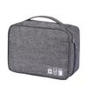 Holibanna Travel Storage Bag for Data Cables Power Banks and Electronics Polyester Organizer Case for Grey view 1