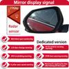 for Toyota C-HR CHR C HR AX10 AX50 2016-2023 Blind Spot Monitor Detection Lane Change Assist LCA BSM BSD RCTA System Side Mirror Rear Sensor Radar Plug and Play (77Ghz) view 4