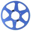 1/4 10.5 Inch Empty Tape Reel, Aluminum Alloy Wear Reel, Low Noise Recording Tape Accessory, outstanding Replacement for Tape Recorder, with Anti Bending Flange for NAB (Blue) view 1