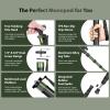 Camera Monopod, Aluminum Portable Compact Lightweight Travel Monopod with Carrying Bag, Walking Stick Handle, 6 Sections up to 61in, 10kg Load (Green) view 3