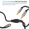 3.5mm Audio Splitter Cable, 1 Female to 2 Male AUX Cable for TV, Amplifier, and Car Stereo view 3