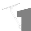 Extension Pole for Roof & Wall Mount Kits, Easy Bolt-On Install, Adds Height for Better Signal Clearance view 4