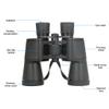 10x50 Hd Night Vision Binoculars, Large Eyepiece Bk4 Prism Carrying Case, Suitable for Bird Watching Concerts (Green 10x50) view 3