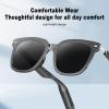 Smart Glasses,Safety Glasses with Bluetooth Speaker,Intelligent Touch,Indoor Outdoor Stylish Smart Wireless Sunglasses for Men Women for Calling Music view 3
