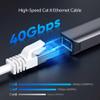 10Gsupxsel Cat8 Ethernet Cable 15 FT Indoor & Outdoor, Ethernet Cable High Speed 40Gbps 2000Mhz, Flexible Shielded Internet Cable, Cat 8 SSTP Network Cable for Home/Office/Gaming/POE, White view 2